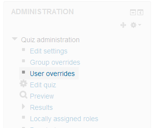 moodle assignment user override